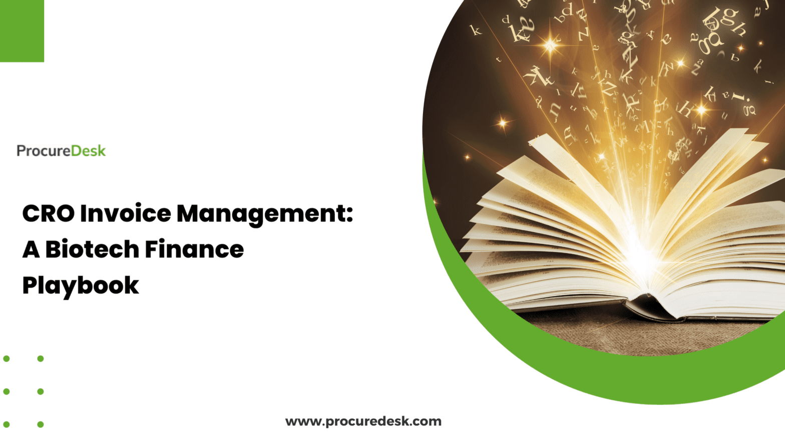 CRO Invoice Management-A Biotech Finance Playbook